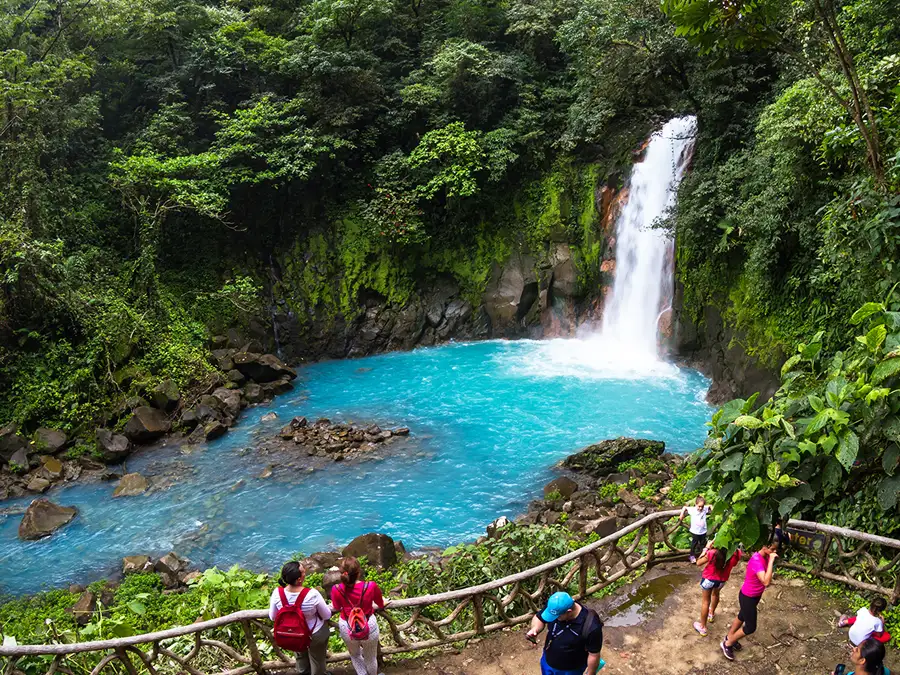 rio celeste waterfall